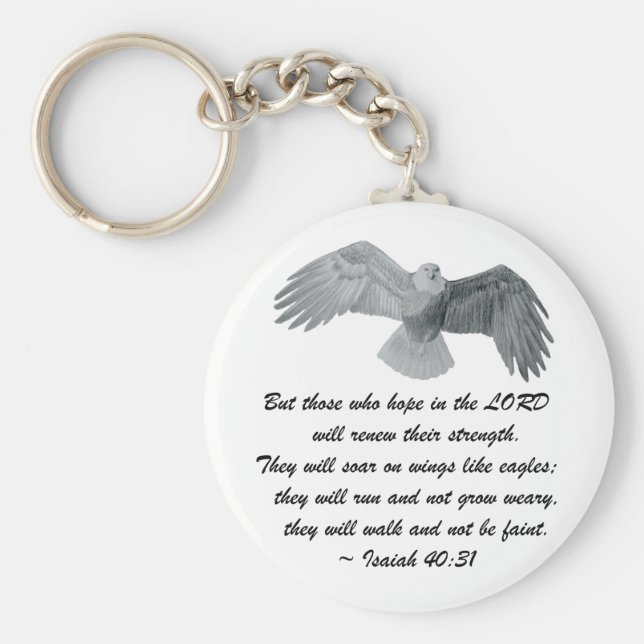 På vingar som öron - Är 40:31 Nyckelring (Framsidan)