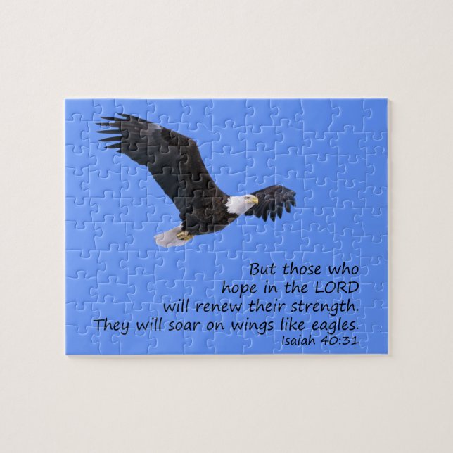 På Vinge som Eagles Puzzle Pussel (Horisontell)