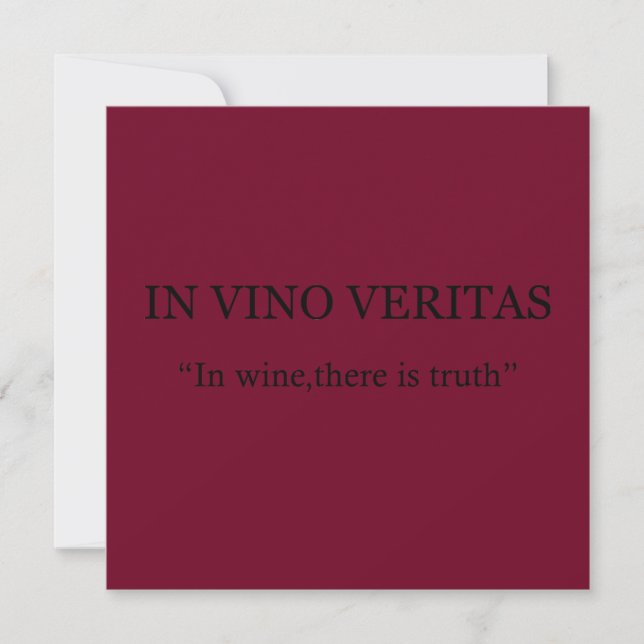 På vino veritas (Framsida)
