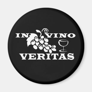 På vino veritas I Vin finns det sanning Magnet