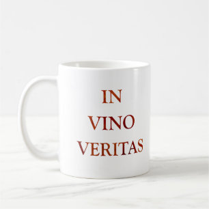 På vino veritas kaffemugg