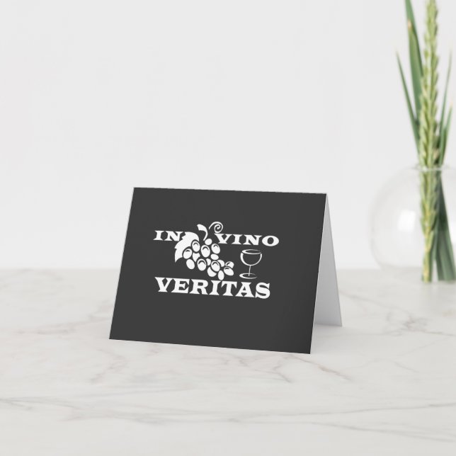 På vino veritas kort (Framsida)