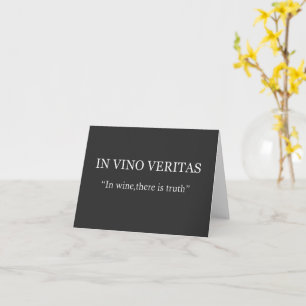 På vino veritas kort