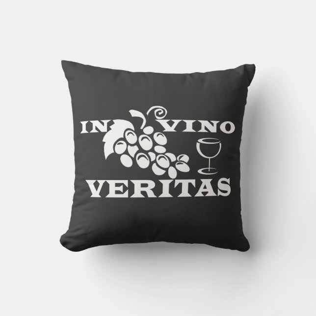 På vino veritas kudde (Framsida)