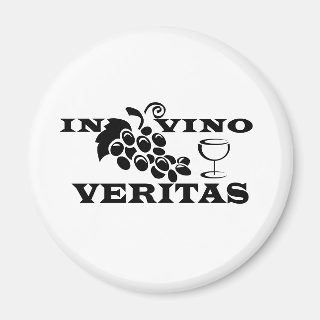 på vino veritas magnet (Framsidan)