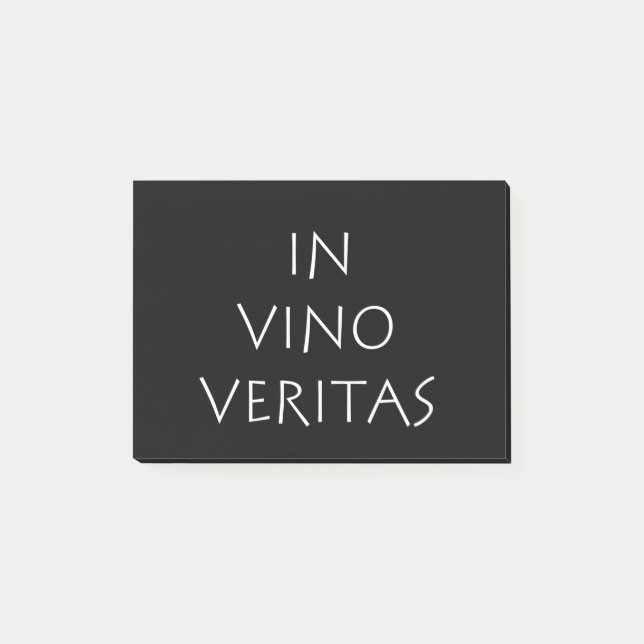 På vino veritas post-it block (Framsida)