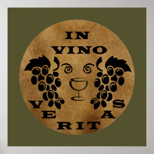 på vino veritas poster