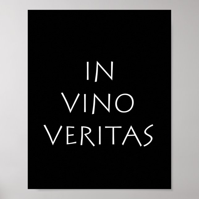 På vino veritas poster (Framsidan)