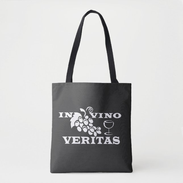 På vino veritas tygkasse (Framsida)