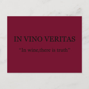 På vino veritas vykort