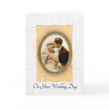 På Vintagen Bröllopsdag par