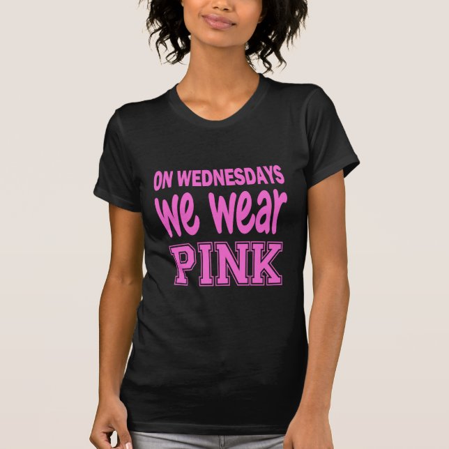 på wednesdays ha på sig vi rosor t-shirt (Framsida)