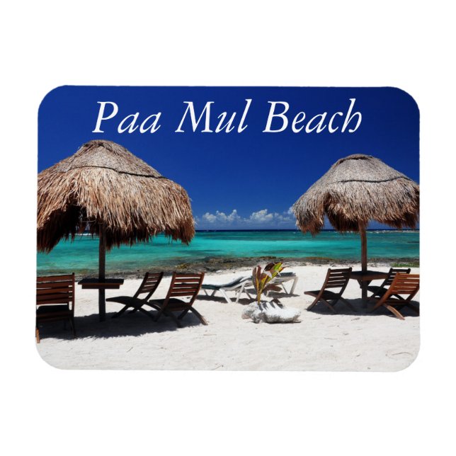 Paa Mul Beach Magnet (Horisontell)