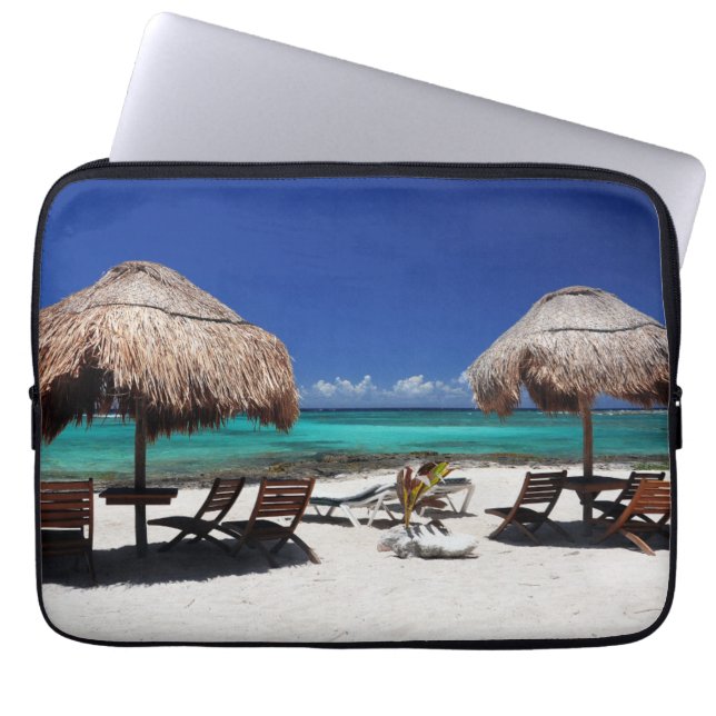Paa Mul strand Laptop Sleeve (Framsidan)