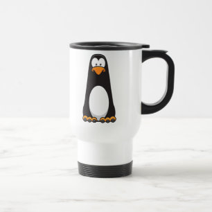 Pablo den eftertänksamma pingvintravel mug resemugg