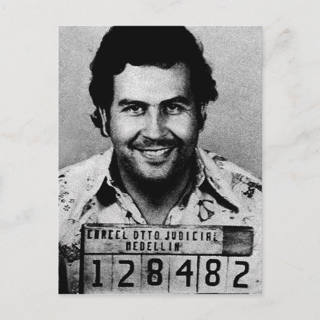 Pablo Emilio Escobar Vykort (Framsida)