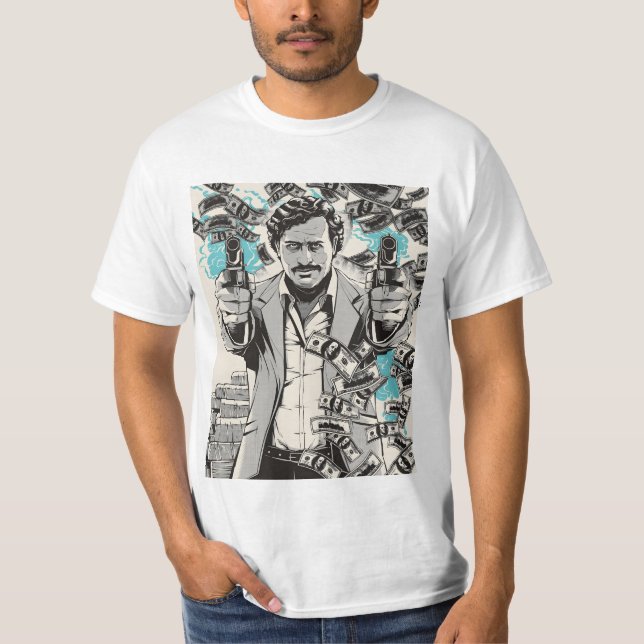 Pablo Escobar T Shirt (Framsida)