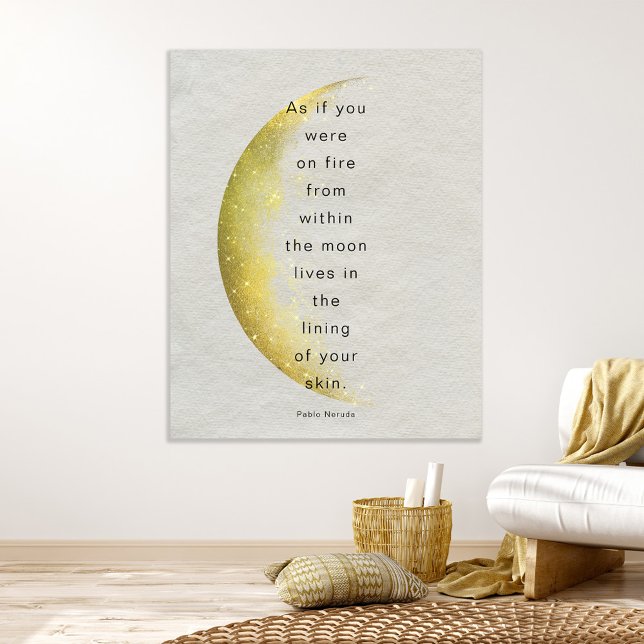 Pablo Neruda Celestial Dikt Poster (Skapare uppladdad)