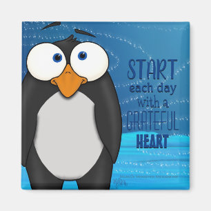 Pablo Penguin, med citat magnet