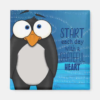 Pablo Penguin, med citat magnet
