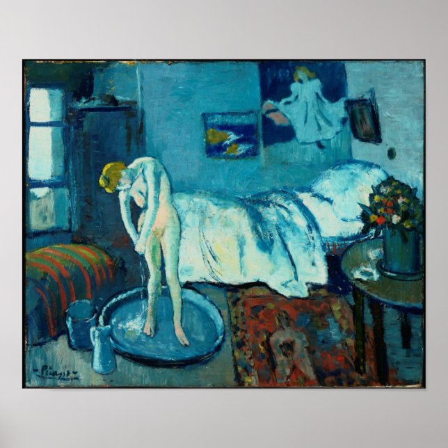 Pablo Picasso - Blue Room 1901 Poster (Framsidan)