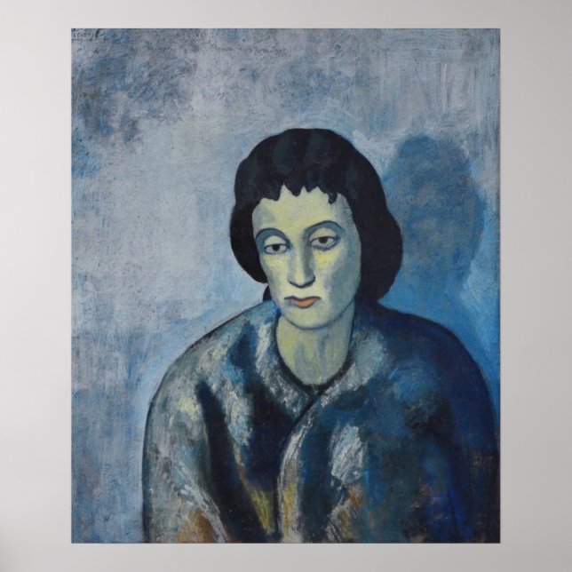 Pablo Picasso - Kvinnor med Bangs, 1902 Poster (Framsidan)