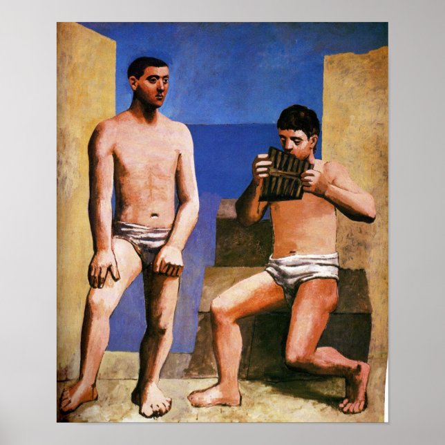 Pablo Picasso - Rör of Pan, 1923 Poster (Framsidan)