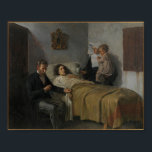 Pablo Picasso - Science and Charity, 1897 Poster<br><div class="desc">Målad när Picasso bara var 15 år, *Science and Charity* (1897) är ett av hans tidigaste mästerverk. Arbetet visar att en doktor lugnt tar en patients puls medan en nunna tenderar att gå till sängen och reflekterar ämnen som vård, vetenskap och medkänsla. I en realistisk akademisk stil visar målningen Picassos...</div>