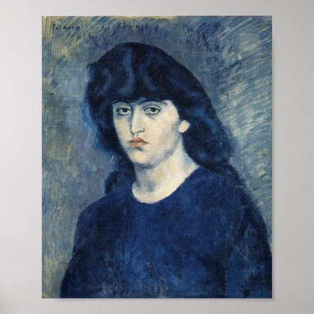 Pablo Picasso - Suzanne Bloch, 1904 Poster (Framsidan)