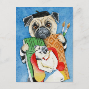 Pablo Pug-casso Vykort