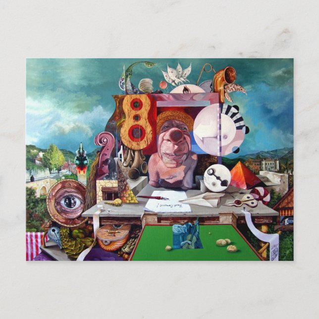 PABLOS SISTA KONSERT VYKORT (Framsida)