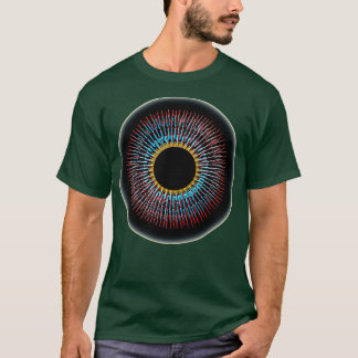 Påbörja psykodelisk teckning t shirt