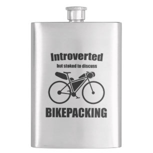 Påbörjade men lagrade för att diskutera bikepackin fickplunta