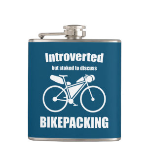 Påbörjade men lagrade för att diskutera bikepackin fickplunta