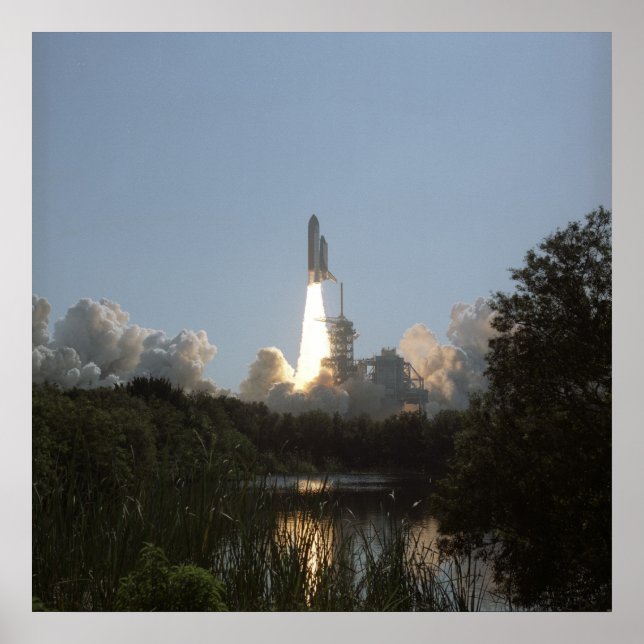 Påbörjande av rymdfärgssökning (STS-29) Poster (Framsidan)