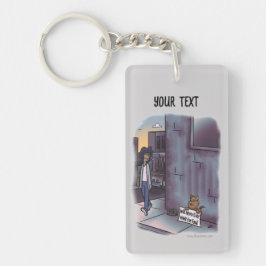 Påbörjande kattnyckelkedja