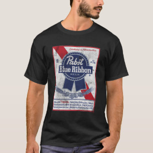 Pabst Blue Ribbon Can Label T Shirt
