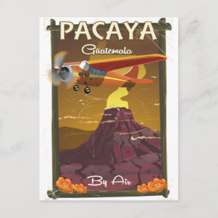 Pacaya Volcano Guatemala-reseaffisch Vykort
