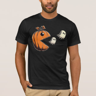PacBoo Pumpkin Halloween Retro-videospel T Shirt