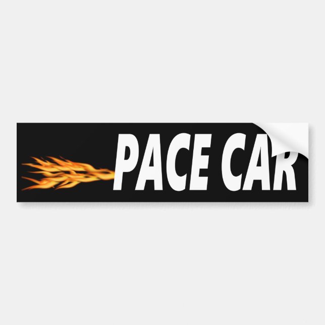 Pace Car Bildekal (Framsidan)