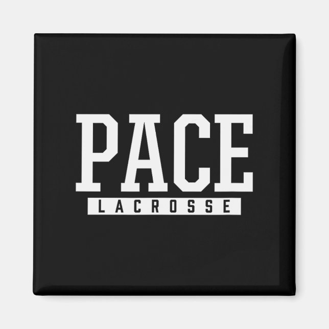 Pace High School Lacrosse Magnet (Framsidan)