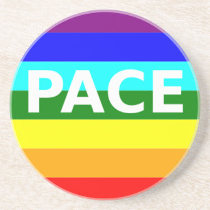 Pace(Peace) Flagga italiensk Underlägg