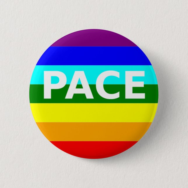 Pace(Peace) Flagga Italienska Knapp (Framsida)