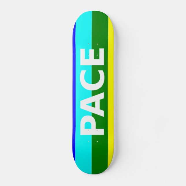 Pace(Peace) Flagga Italienska Skateboard (Framsida)