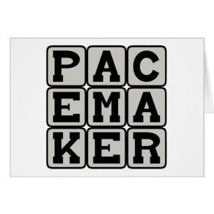 Pacemaker, hjärtstöd hälsningskort