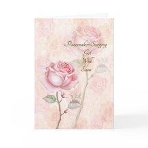 Pacemaker Surgery Get well Soon Card
