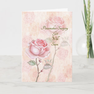 Pacemaker Surgery Get well Soon Card Kort