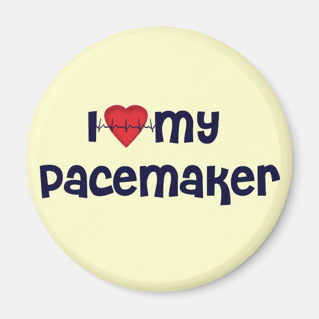 Pacemaker T-shirts | Få bra gåvor Magnet (Framsidan)