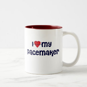 PacemakerT-tröja får väl gåvor Två-Tonad Mugg