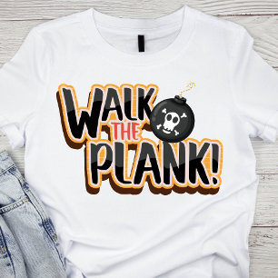 Pacful Walk, plank Bomb T Shirt